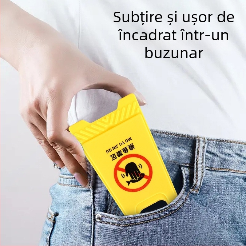 Suport pentru telefon de birou – universal, din plastic, personalizabil prin gravură și imprimare a logo-ului