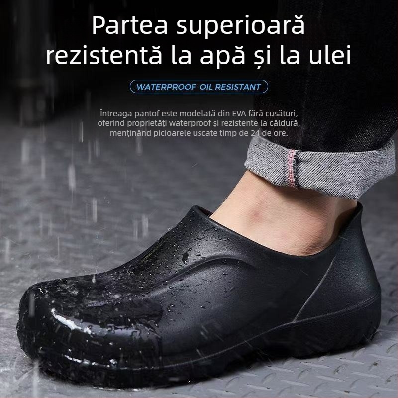 Pantofi bucătari — PU partea superioară, talpă EVA, unisex, antiaderant