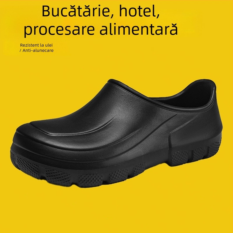Pantofi bucătari — PU partea superioară, talpă EVA, unisex, antiaderant