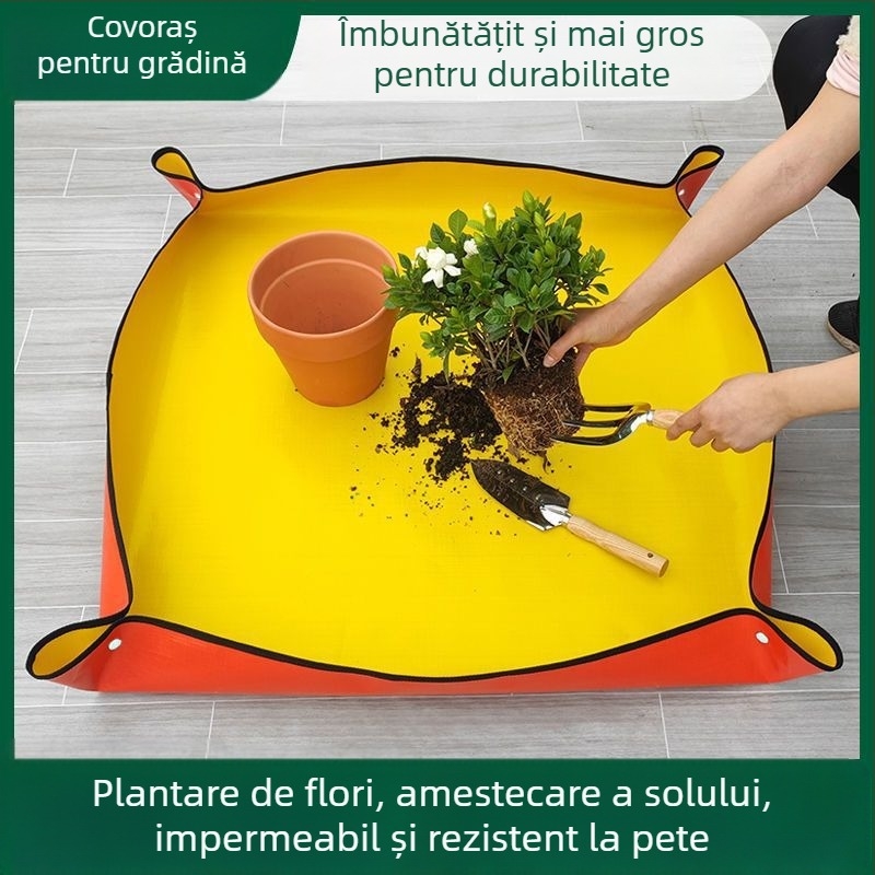 Covoraș de grădină impermeabil, rezistent la umezeală, pentru repotarea suculentelor, utilizare în interior, multifuncțional