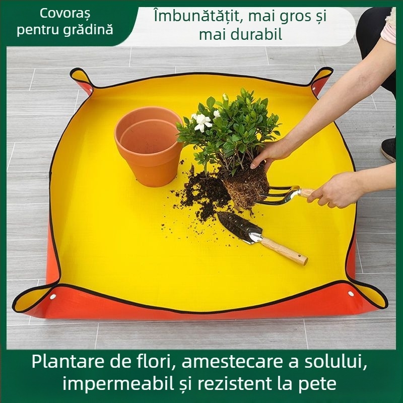Covoraș de grădină impermeabil, rezistent la umezeală, pentru repotarea suculentelor, utilizare în interior, multifuncțional
