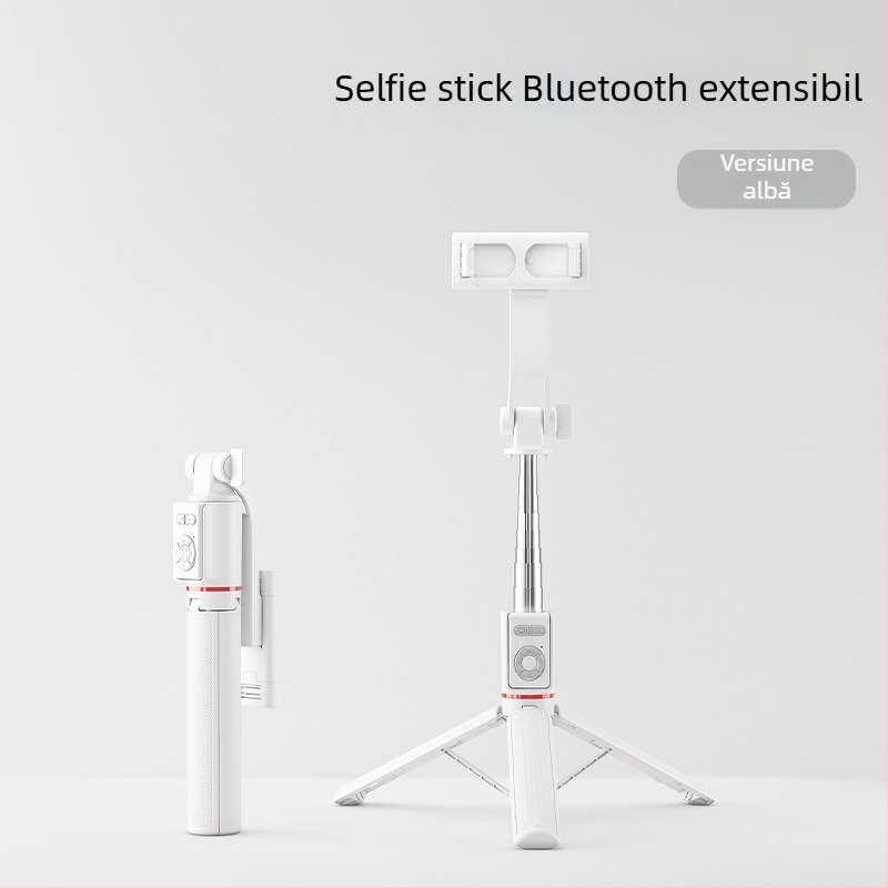 U6 Selfie Stick Bluetooth cu Trepied Telescopic – ABS + Oțel Inoxidabil, Telecomandă Bluetooth Inclusă, Compatibilitate Universală