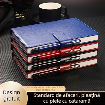 Set notebook în cutie cadou, personalizat — copertă din piele sintetică, legare cu sârmă, Daolin hârtie, 50–100 pagini, 100 g/m², Zhongjian