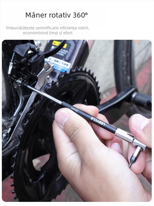 Lebycle cheie Allen în formă de T cu tijă glisantă pentru biciclete de munte și de drum