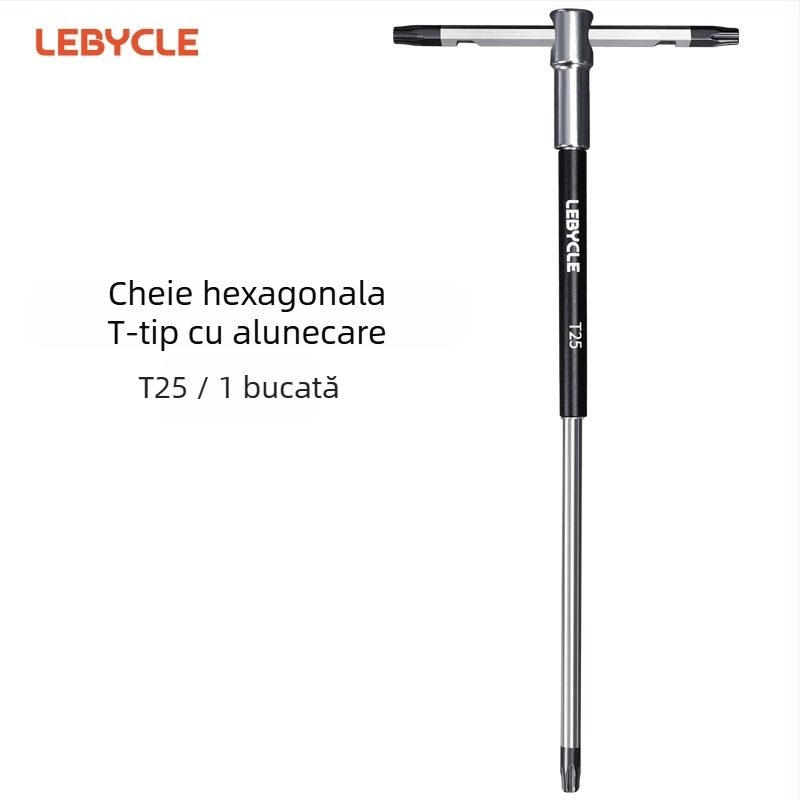 Lebycle cheie Allen în formă de T cu tijă glisantă pentru biciclete de munte și de drum