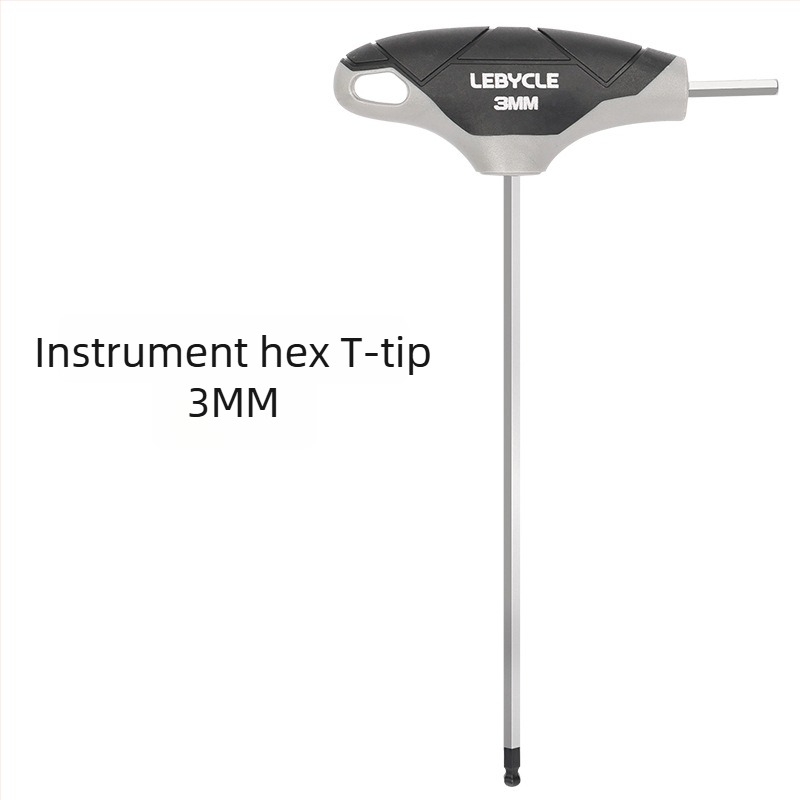 Set chei Allen cu mâner T și cap cu bilă, pentru biciclete, din oțel S2