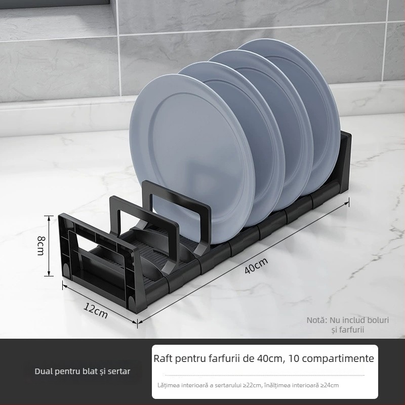 Raft pentru scurgerea vaselor cu sertar, DARXINEE/Dahini, stil modern simplu, raft de depozitare bucătărie