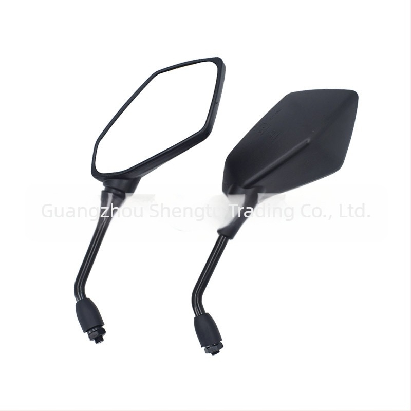 Oglindă retrovizoare și reflector pentru ATV și motocicletă — universal, carcasă din plastic cu tijă din oțel, compatibil cu motocicletele și autovehiculele electrice