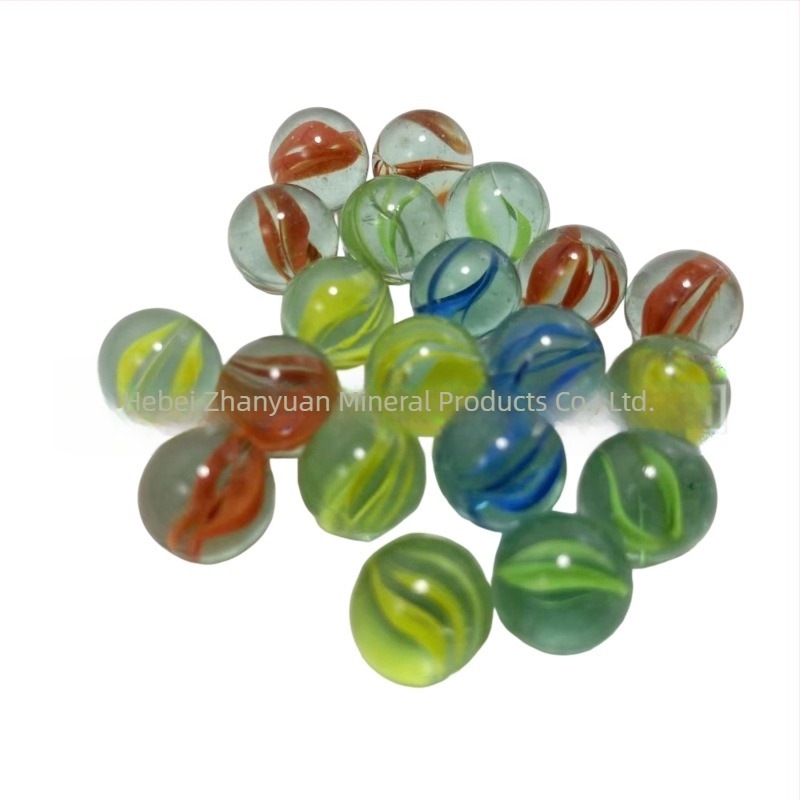 Pietre de peisaj din mărgele de sticlă - accesoriu decorativ, cod articol 24-4-2, cutie 500 buc., greutate 500 g