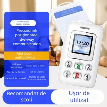 Carte electronică inteligentă pentru elevi cu apel video și localizare precisă – VIPME K3g, 2000 mAh, compatibil Android/iOS