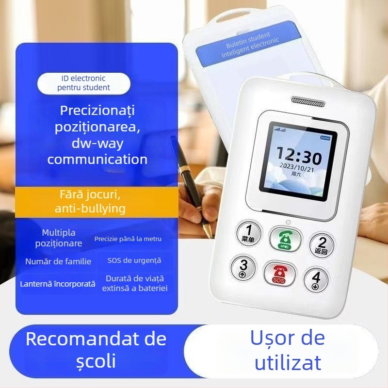 Carte electronică inteligentă pentru elevi cu apel video și localizare precisă – VIPME K3g, 2000 mAh, compatibil Android/iOS