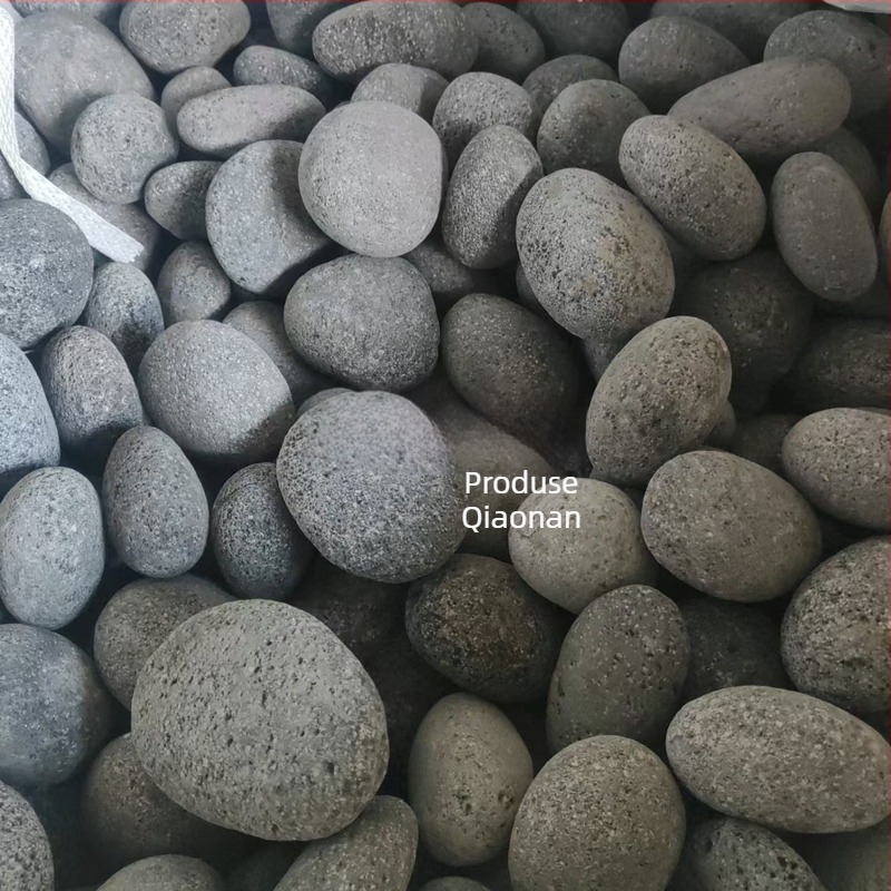 Sferă ovală din piatră vulcanică pentru amenajări în acvariu – decor pentru acvariu (piatră vulcanică, formă ovală, pentru acvariu)