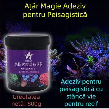 Adeziv pentru aquascaping pentru acvarii marine – pe bază de rășină, pentru rocă vie și corali, ambalaj în pungă