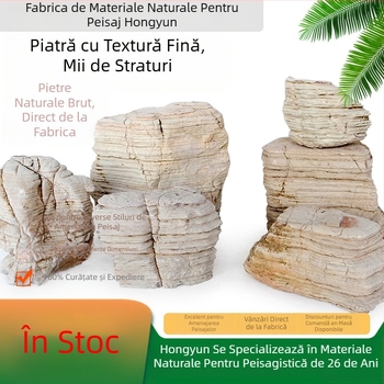 Piatră naturală cu mai multe straturi pentru amenajări acvatice și grădină | 0,1–10 kg/buc | Ambalaj personalizabil | Piatră de peisaj