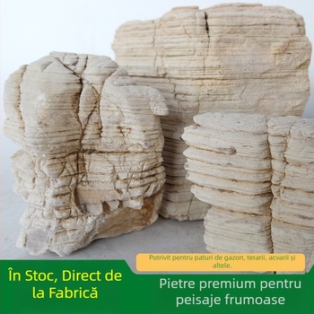 Piatră naturală cu mai multe straturi pentru amenajări acvatice și grădină | 0,1–10 kg/buc | Ambalaj personalizabil | Piatră de peisaj