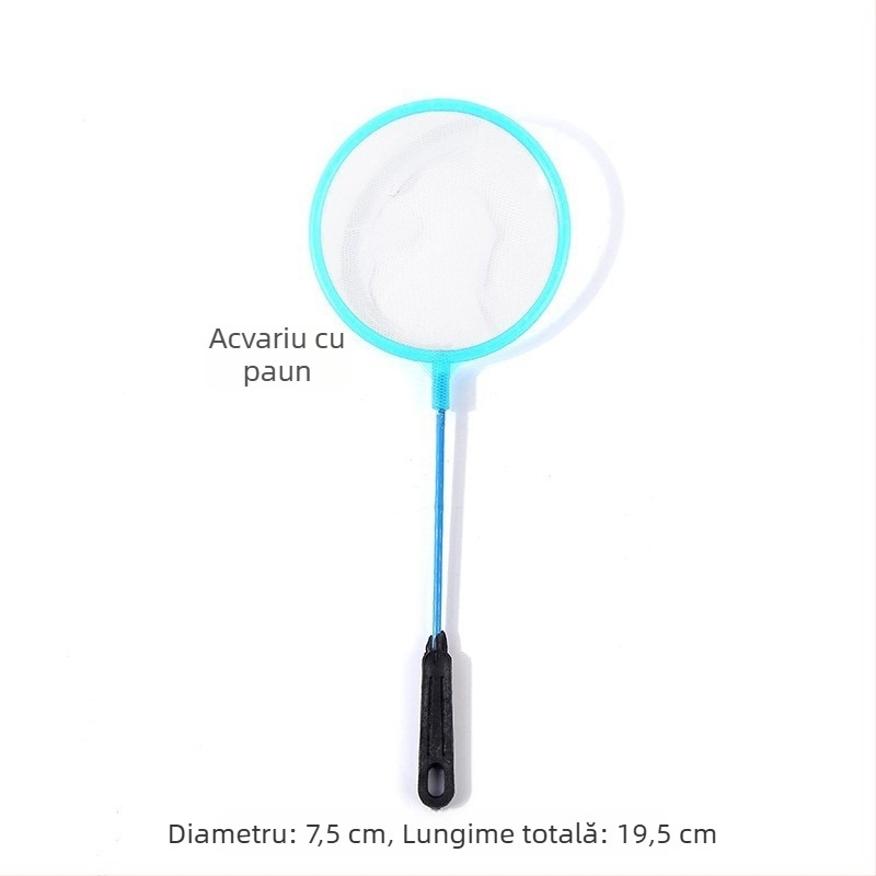 Plasă de acvariu manuală, cu plasă densă, formă rotundă pentru pești (Număr de produs ali-649127196467, Echipamente pentru acvariu, Export transfrontalier)