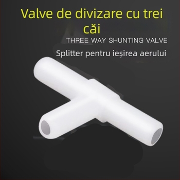 Conectori din plastic pentru furtunul de oxigen al acvariului: drept, T, cruce și adaptor în formă de L (Material: Plastic; Greutate: 50 g; Categoria: Echipamente pentru acvariu; Subcategoria: Accesorii)
