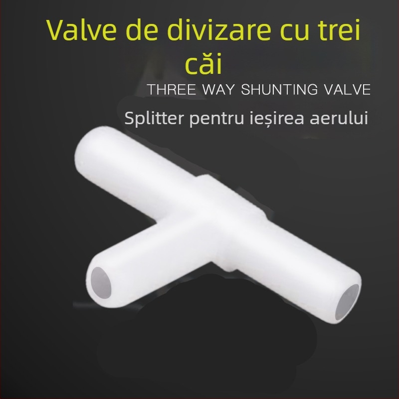 Conectori din plastic pentru furtunul de oxigen al acvariului: drept, T, cruce și adaptor în formă de L (Material: Plastic; Greutate: 50 g; Categoria: Echipamente pentru acvariu; Subcategoria: Accesorii)