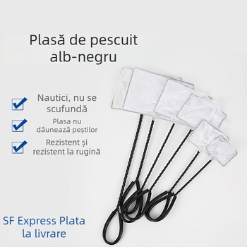 Plasă pentru creveți pentru acvariu, materiale: particule din PVC, sârmă din fier placată, plasă poliester; categorie: Echipament pentru acvarii; marcă: Ruisheng
