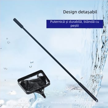 Plasă de pescuit pătrată portabilă pentru capturarea peștilor, peștilor aurii, peștilor ornamentali, micilor pești și creveților