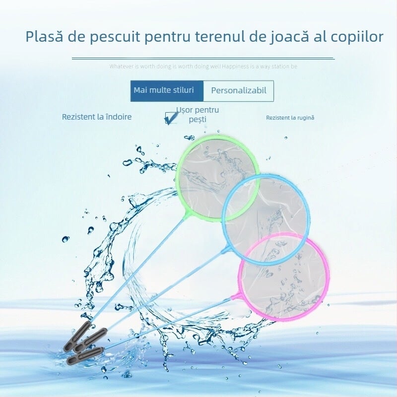 Plasă de pescuit pentru acvariu - sârmă din fier/nylon/acoperire din plastic - Echipament pentru acvariu