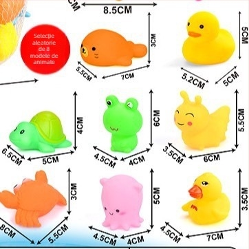 Jucărie de baie cu mini plasă pentru jocuri cu apa; potrivită pentru sugari și copii 0–2 ani; stimulează dezvoltarea emoțională, vizuală și cognitivă; îmbunătățește coordonarea mână-ochi și legătura părinte-copil.