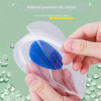 Kangwei talpă pentru călcâi – Heel Cup, SEBS, ameliorează durerea de călcâi și oferă absorbție a șocurilor, potrivit pentru adidași, pantofi din piele, cizme și sandale.