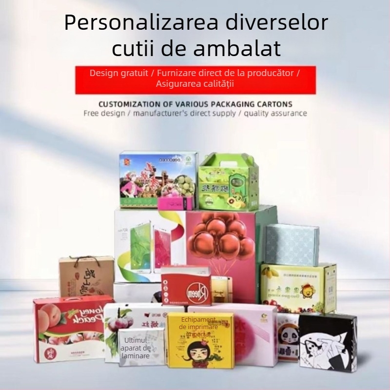 Cutie cadou din carton ondulat personalizată — tehnică de imprimare, brand Xinyuyang packaging, material hârtie/carton, origine Hebei, personalizare