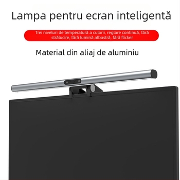 Lampă LED pentru ecran de videoconferințe, model S1 (aliaj din aluminiu; protecția ochilor; 1 kg)