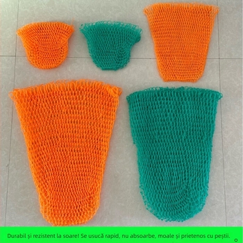 Geantă de plasă din nylon pentru pescuit – lucrată manual, împletită; Material: fir de nylon; Categorie: echipament de pescuit; Marcă: Yuhui fishing gear