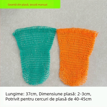 Geantă de plasă din nylon pentru pescuit – lucrată manual, împletită; Material: fir de nylon; Categorie: echipament de pescuit; Marcă: Yuhui fishing gear