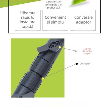 Conector rapid din plastic pentru conducta apei acvariului – adaptor intrare-ieșire, 12/16 la 16/22, conversie diametru 12 la 16