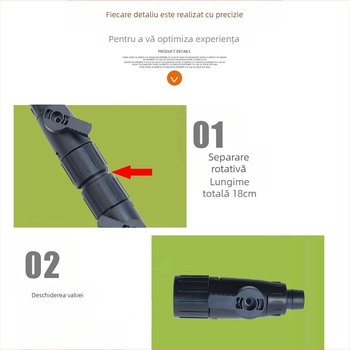 Conector rapid din plastic pentru conducta apei acvariului – adaptor intrare-ieșire, 12/16 la 16/22, conversie diametru 12 la 16