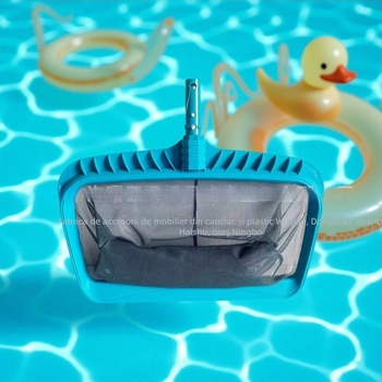 Plasă pentru îndepărtarea frunzelor din piscină, construcție din plastic, potrivită pentru piscine și piscine gonflabile