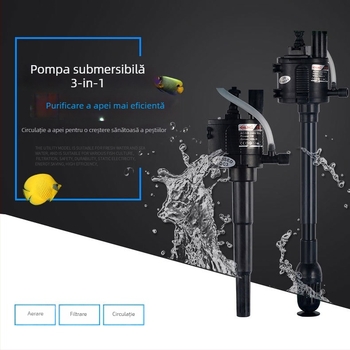 Xilong pompă submersibilă pentru acvariu XQ230A/320A/380A/520A/620A, corp din plastic, pentru oxigenare și aerare