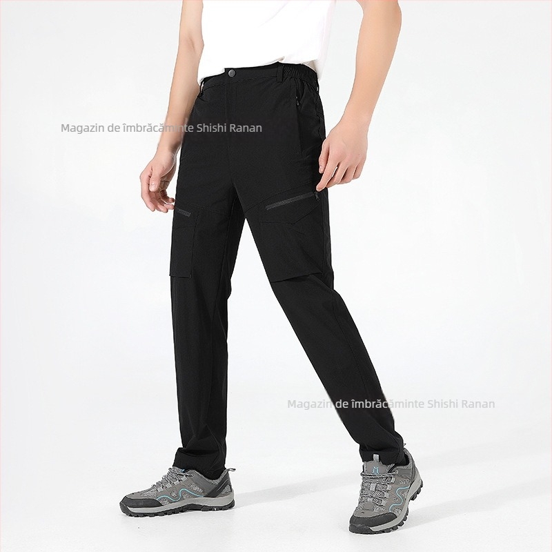 Pantaloni de drumeție care se usucă rapid – respirabili, impermeabili, din amestec de bumbac, elastici, unisex