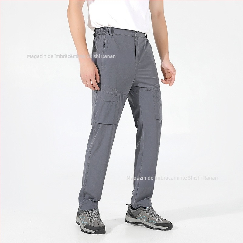 Pantaloni de drumeție care se usucă rapid – respirabili, impermeabili, din amestec de bumbac, elastici, unisex