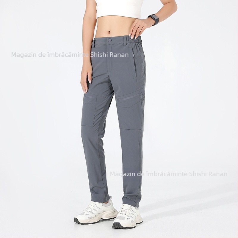 Pantaloni de drumeție care se usucă rapid – respirabili, impermeabili, din amestec de bumbac, elastici, unisex