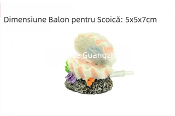 Ornament de peisaj pentru acvariu cu piatră de bule pentru oxigenare, din rășină, 0,3 kg, brand Authentic