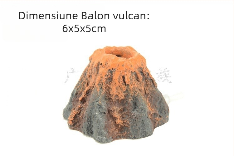 Ornament de peisaj pentru acvariu cu piatră de bule pentru oxigenare, din rășină, 0,3 kg, brand Authentic