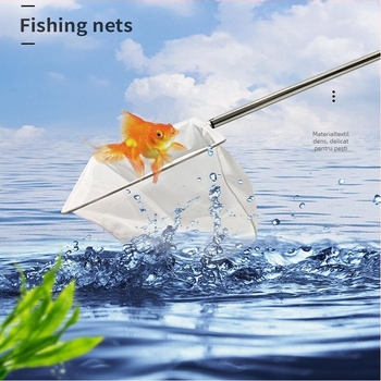 Tijă din oțel inoxidabil pentru plasă de acvariu (BAOJIE; 210 g; Echipamente pentru acvarii)