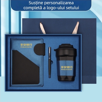 Jurnal cu copertă din piele sintetică, legare spirală, Dowling hârtie 80 g, 200 pagini, stil creativ - cj02