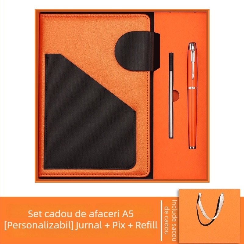 Jurnal cu copertă din piele sintetică, legare spirală, Dowling hârtie 80 g, 200 pagini, stil creativ - cj02