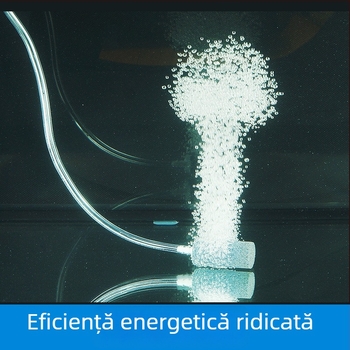 Pompa de oxigen pentru acvariu — silențioasă, cu două găuri, reglabilă; Hailey ACO-6604, greutate 40