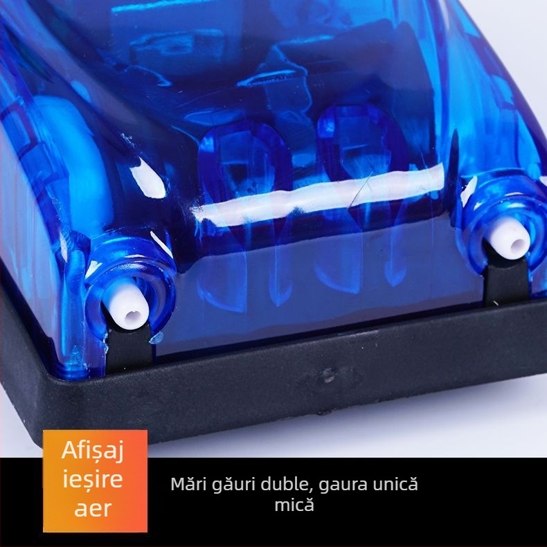 Pompă de oxigen pentru acvariu, silențioasă, compactă pentru uz casnic (Tip: pompă de oxigen; Utilizare: acvariu; Brand: Fruits Fishing Gear; Material: Plastic)