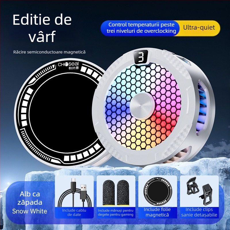 Corbin SR09PRO Răcitor magnetic pentru telefon cu clip pe spate, 51 g, 15 W, USB-C