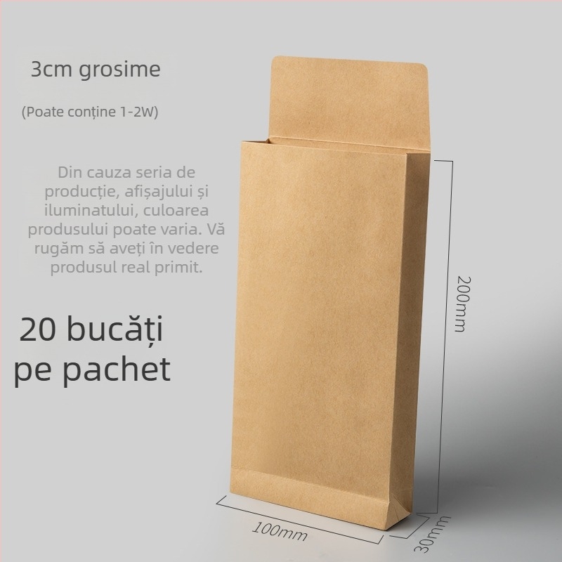 Thinking Plic din hârtie kraft pentru bani – Stil plic, Depozitare bani, Mare/Medie/Mică