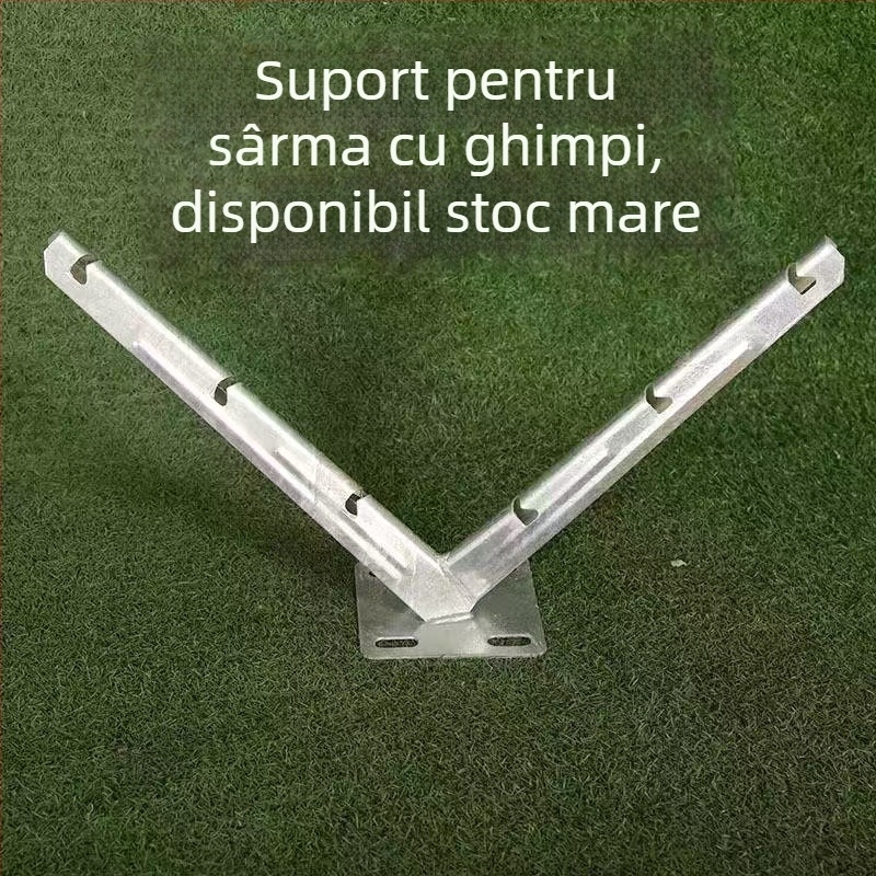 Sârmă ghimpată galvanizată dublu răsucită pentru gard, stil SIRO, răsucire spre dreapta, rezistență la tracțiune 500