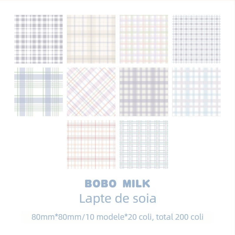 Foi cu grilă pentru planificator, 200 foi, pentru studenți, hârtie în formă de bloc