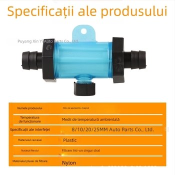 Xinwuke Filtru Cup – Accesorii pentru stropitor auto, filtrare apă, compatibil antigel, filtru prin picurare